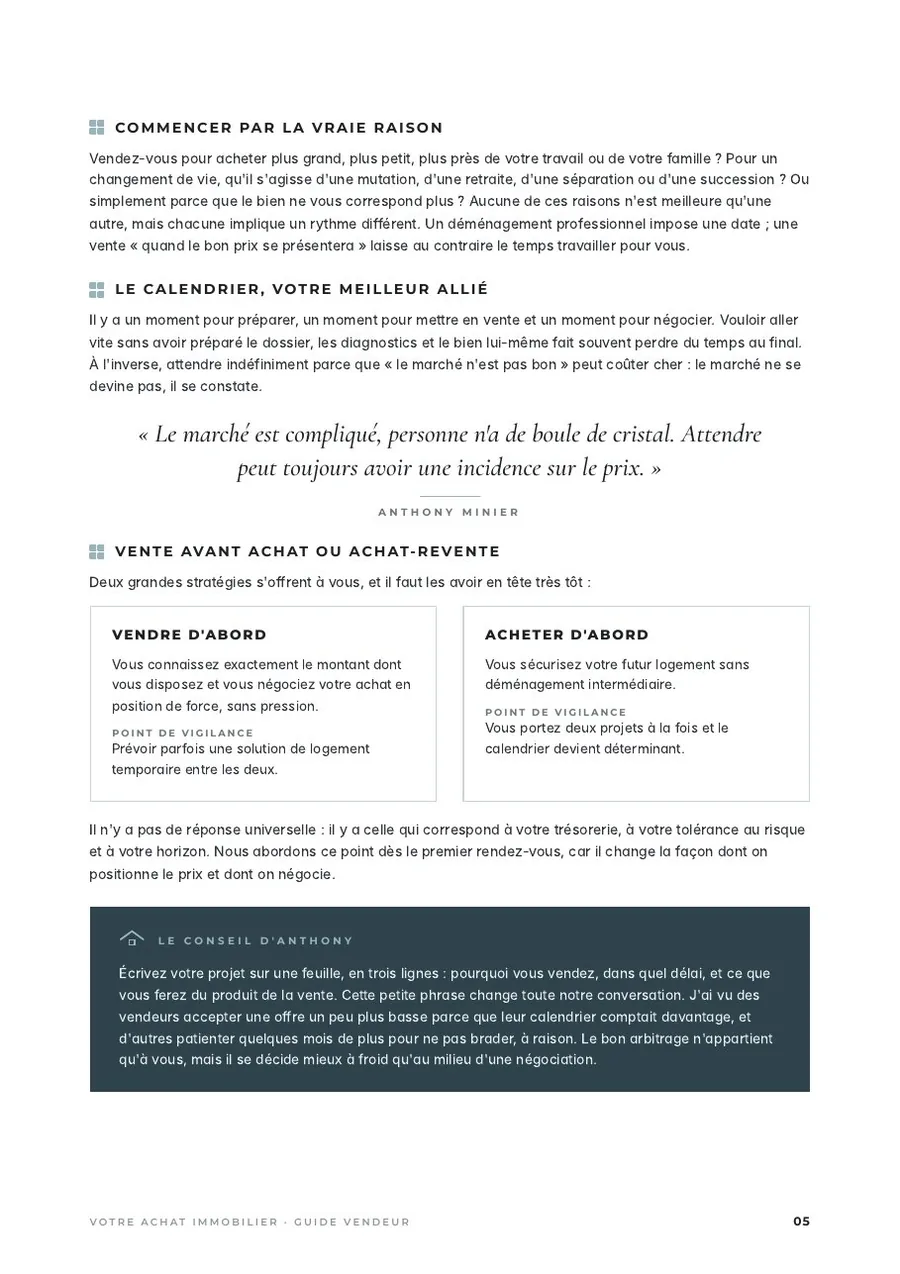 Page du guide : Chapitre 1